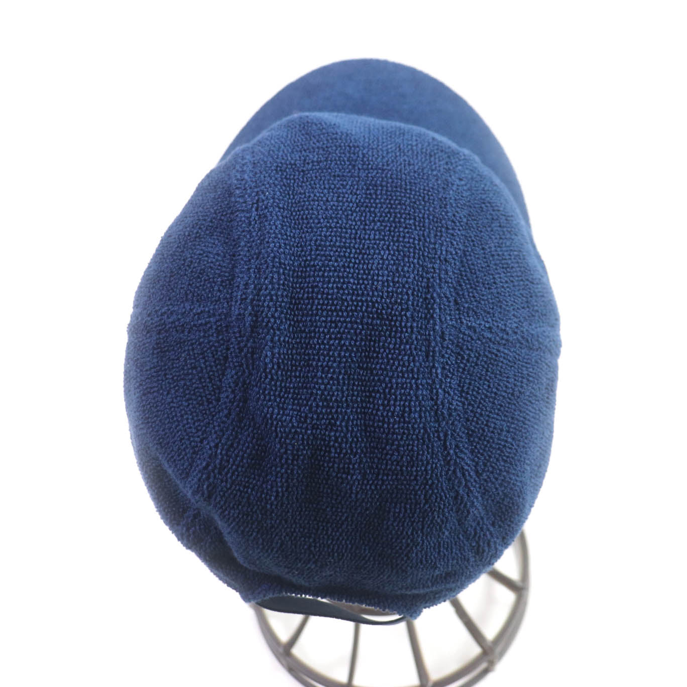 HERMES cap cotton Navy Davis S