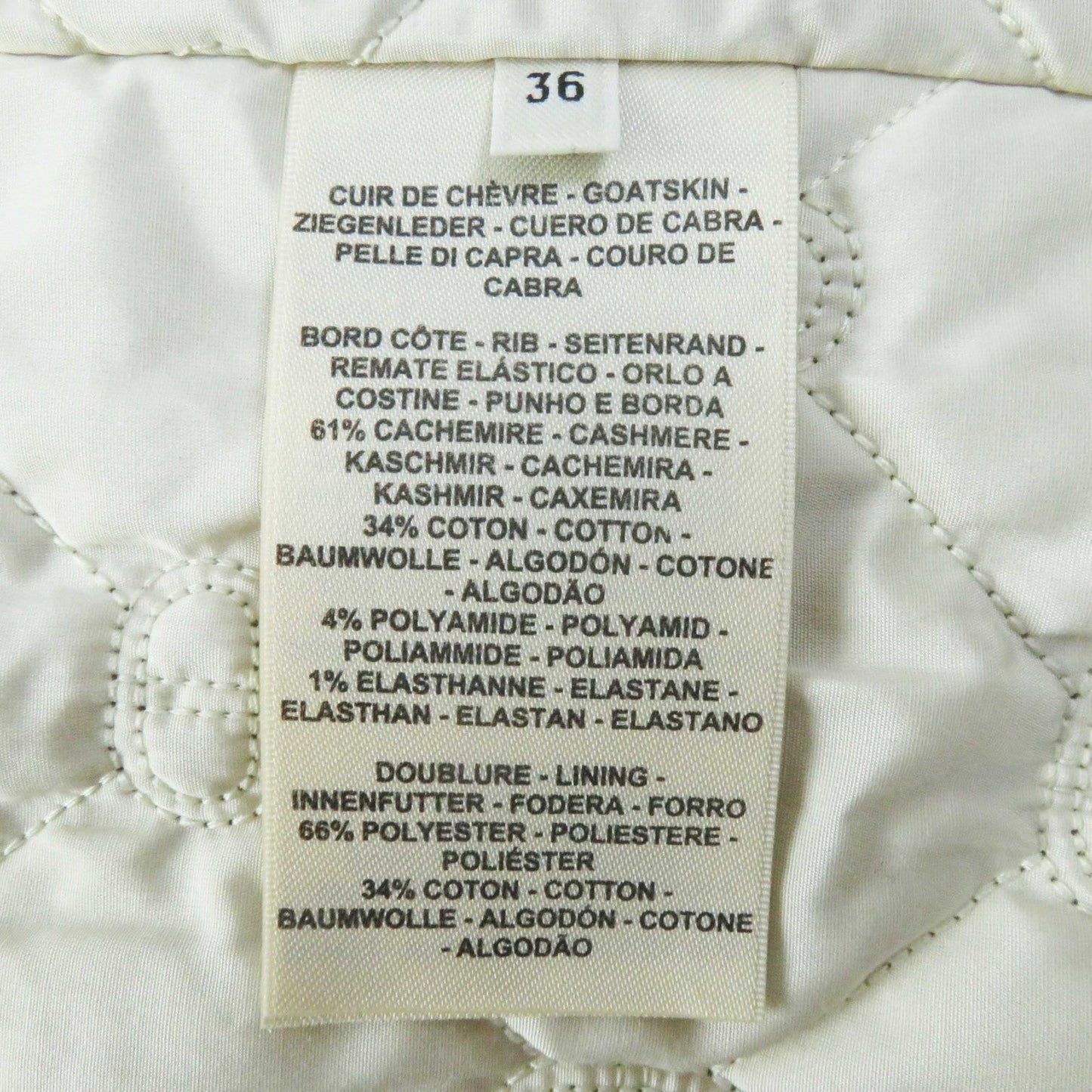 HERMES Best 3E1216D8 cashmere beige 36