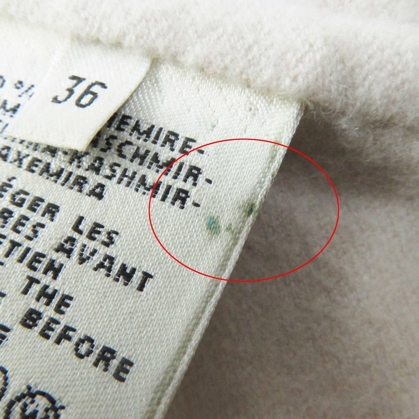 HERMES coat cashmere Baby pink 36