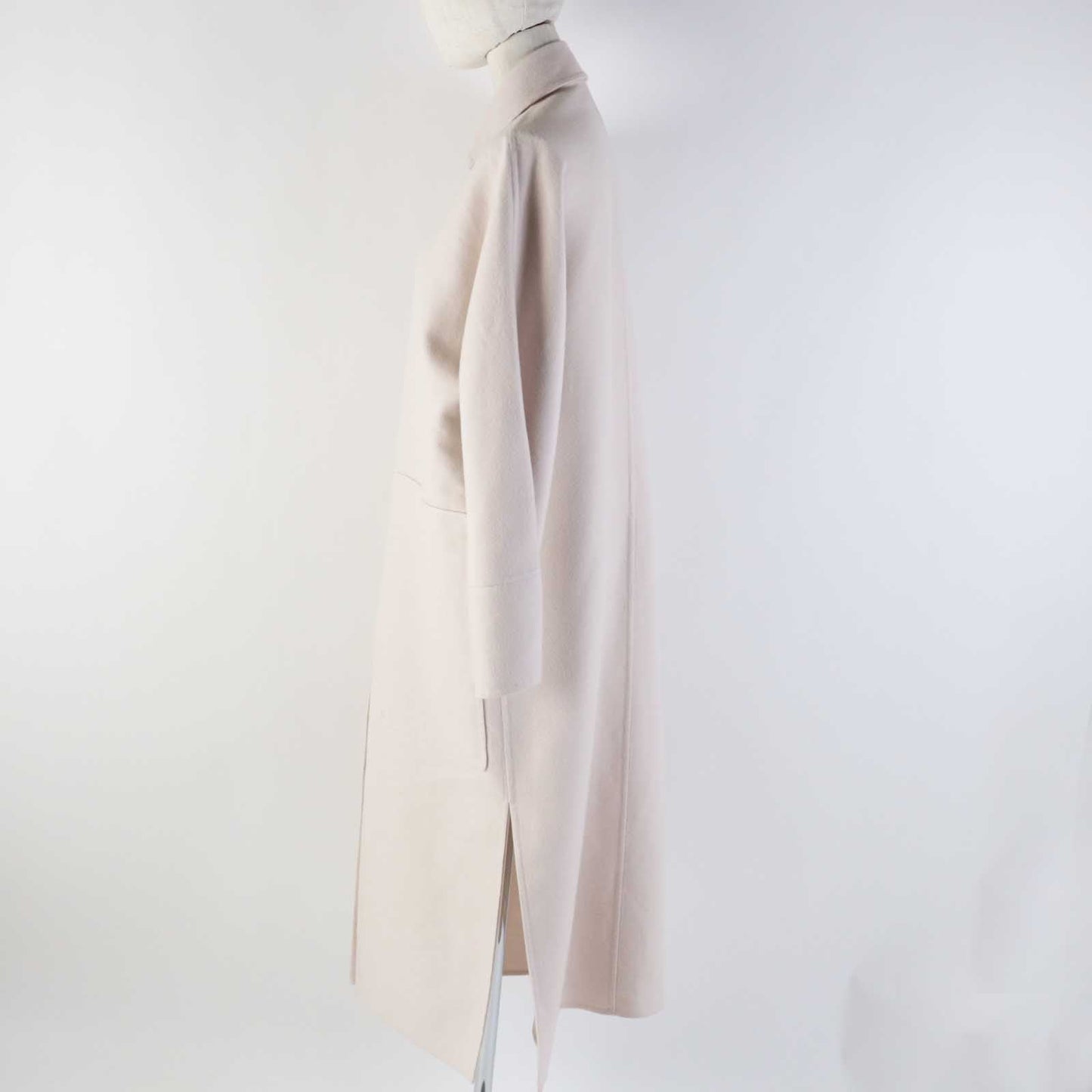 HERMES coat cashmere Baby pink 36