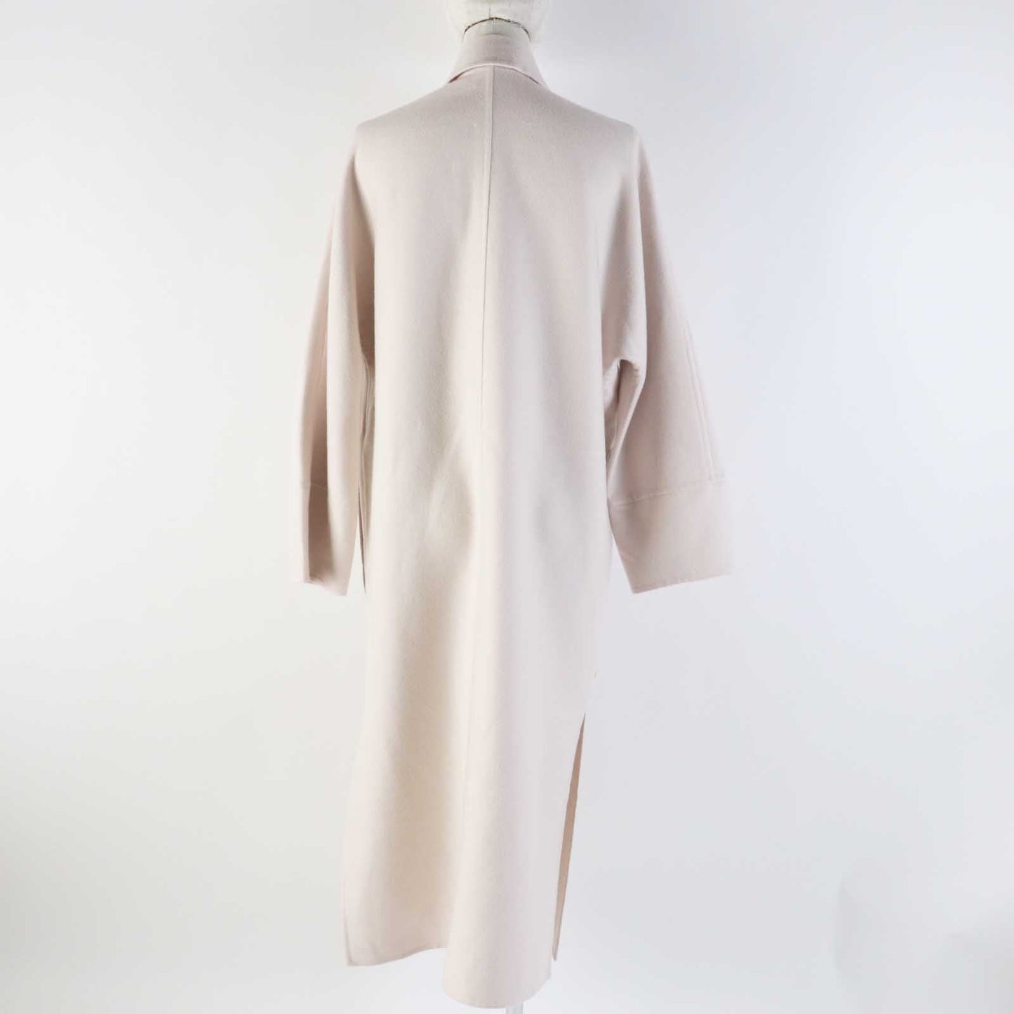 HERMES coat cashmere Baby pink 36