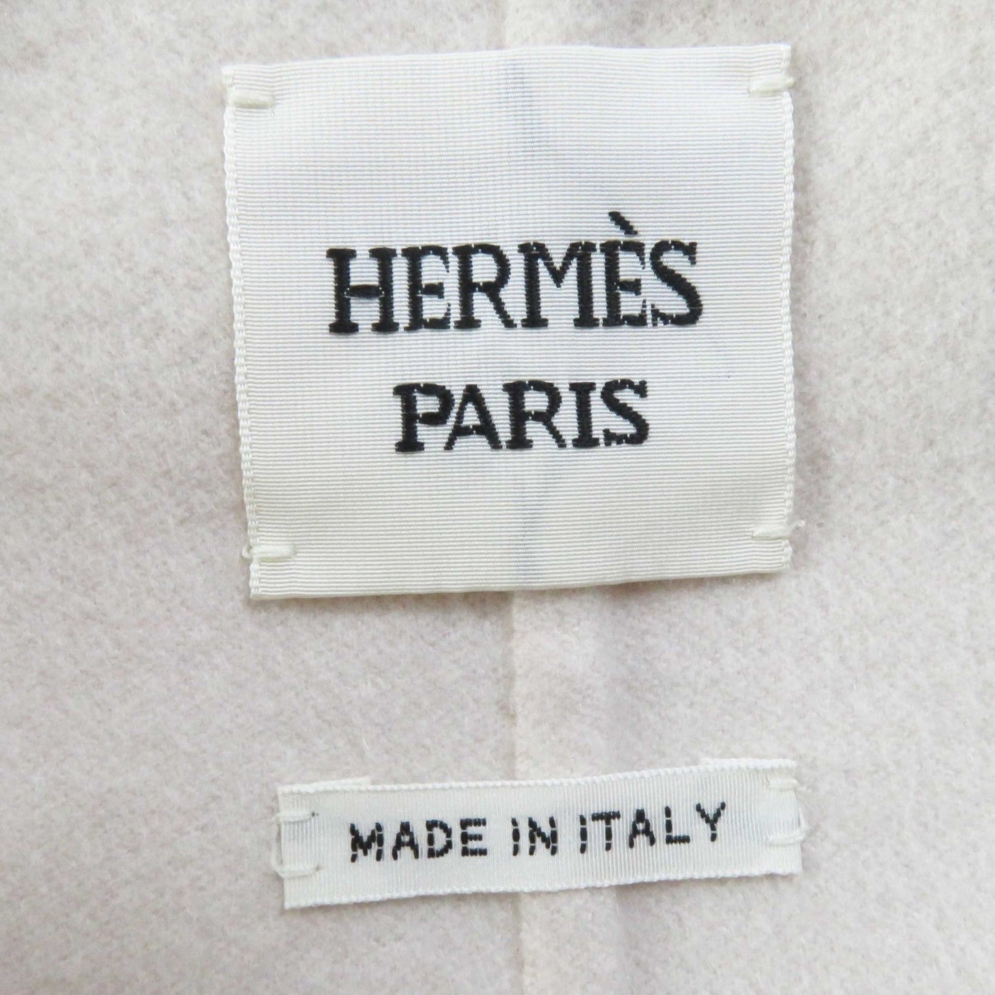 HERMES coat cashmere Baby pink 36