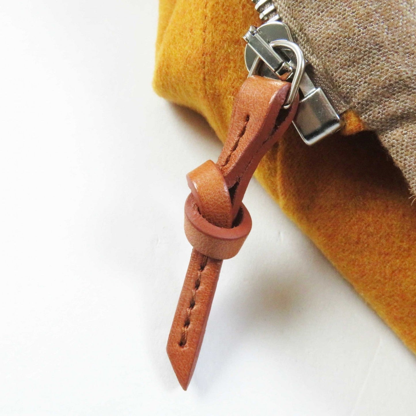 HERMES coat 3E0105DC cashmere Brown Mustard 32