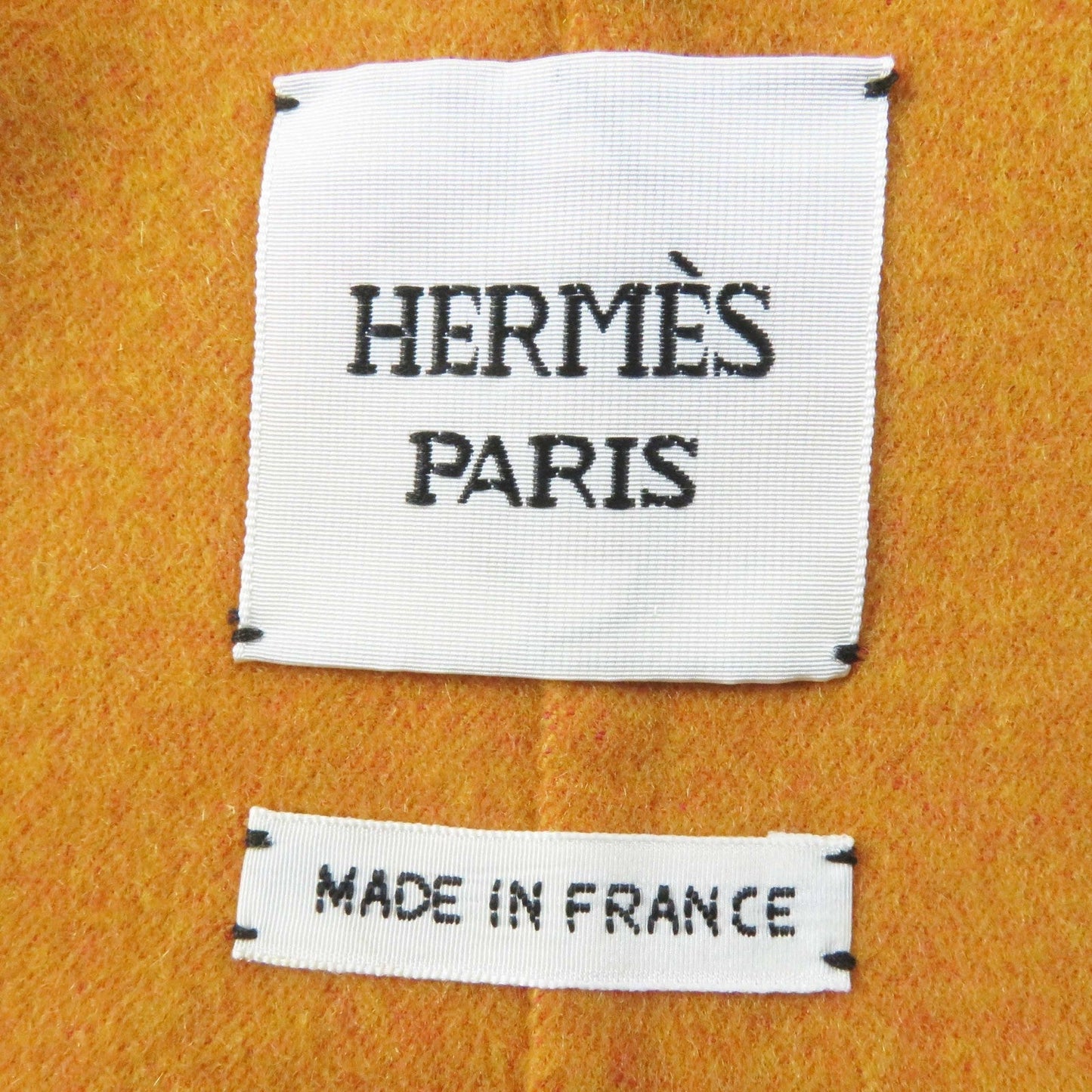 HERMES coat 3E0105DC cashmere Brown Mustard 32