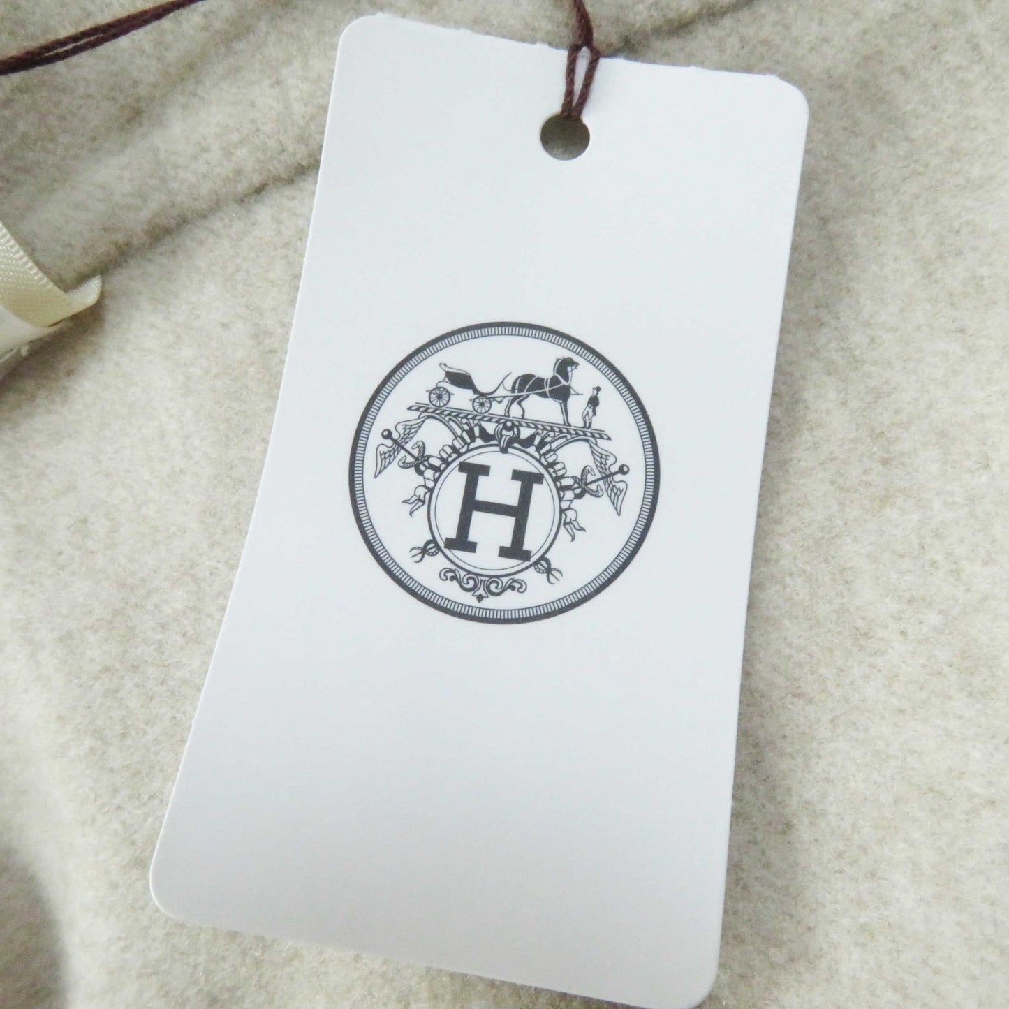 HERMES Best 3E0223DZ cashmere light beige 36