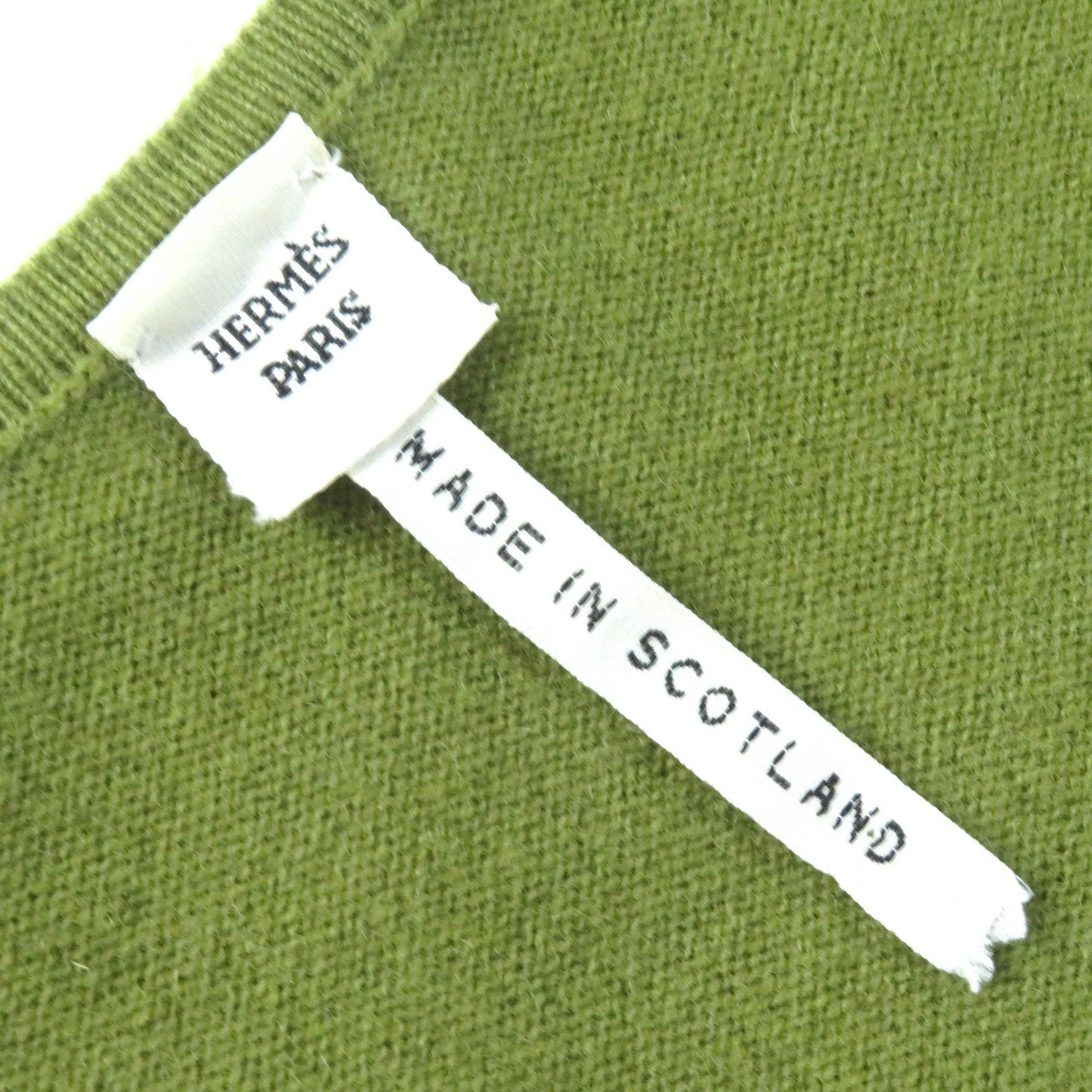HERMES ensemble cashmere green