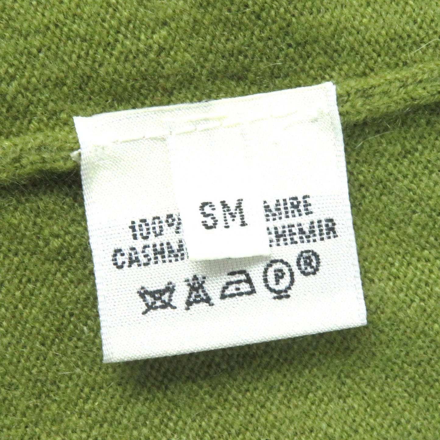 HERMES ensemble cashmere green