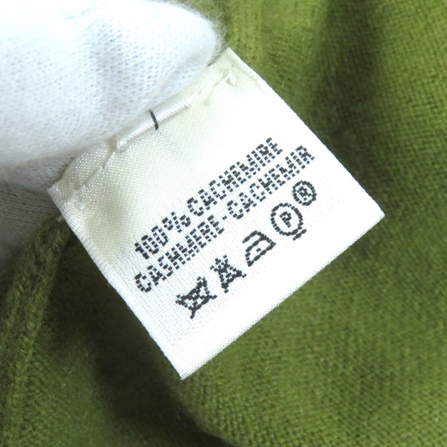 HERMES ensemble cashmere green