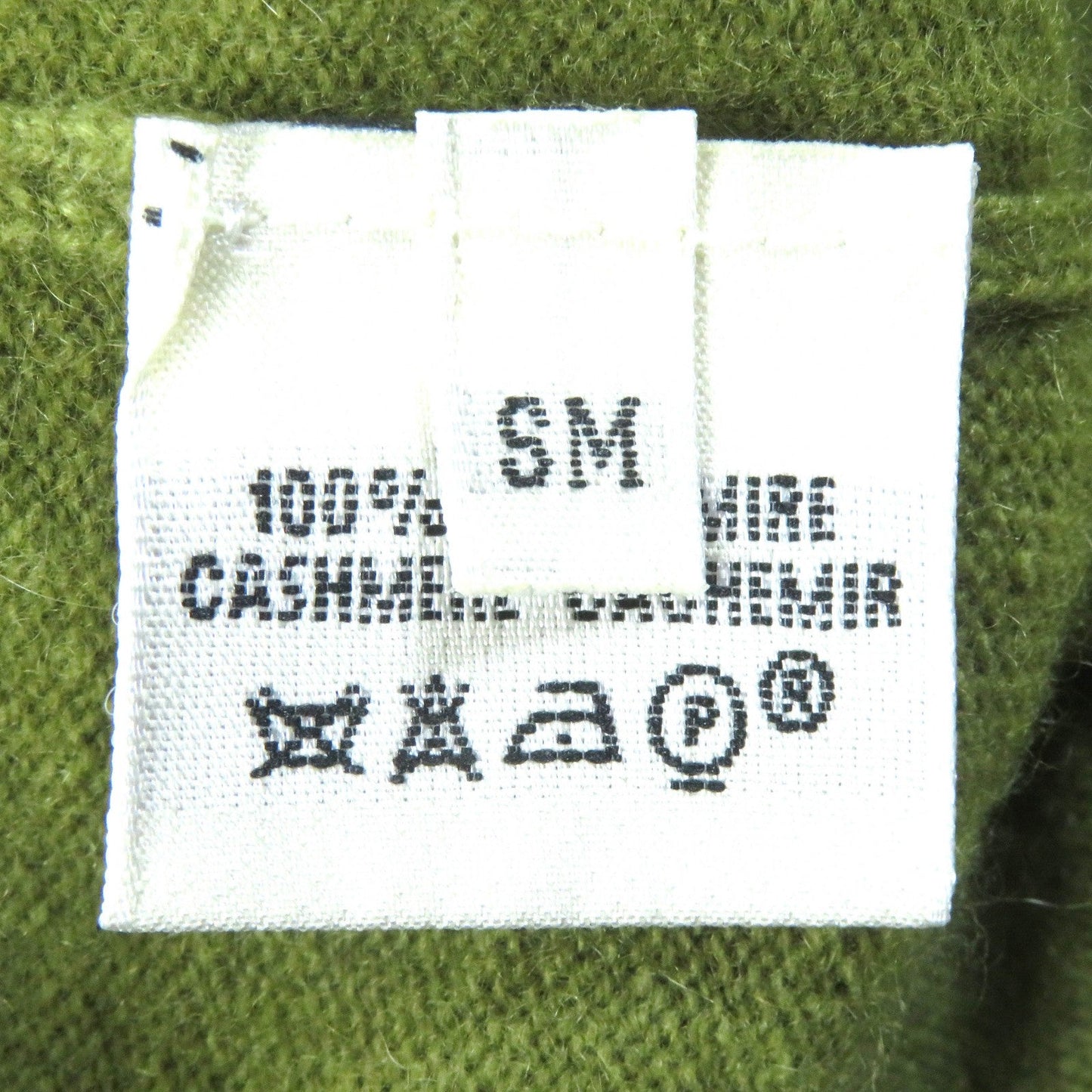 HERMES ensemble cashmere green