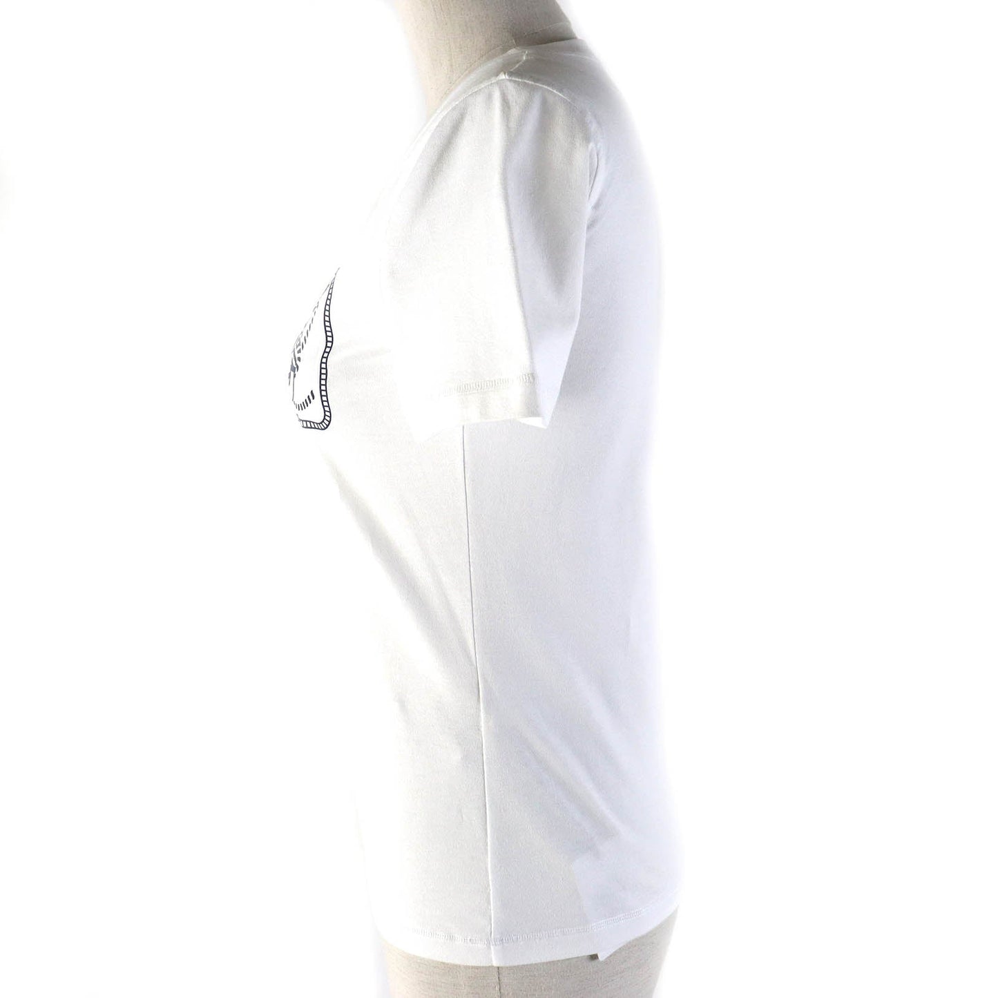 HERMES Short sleeve T-shirt cotton White navy 34