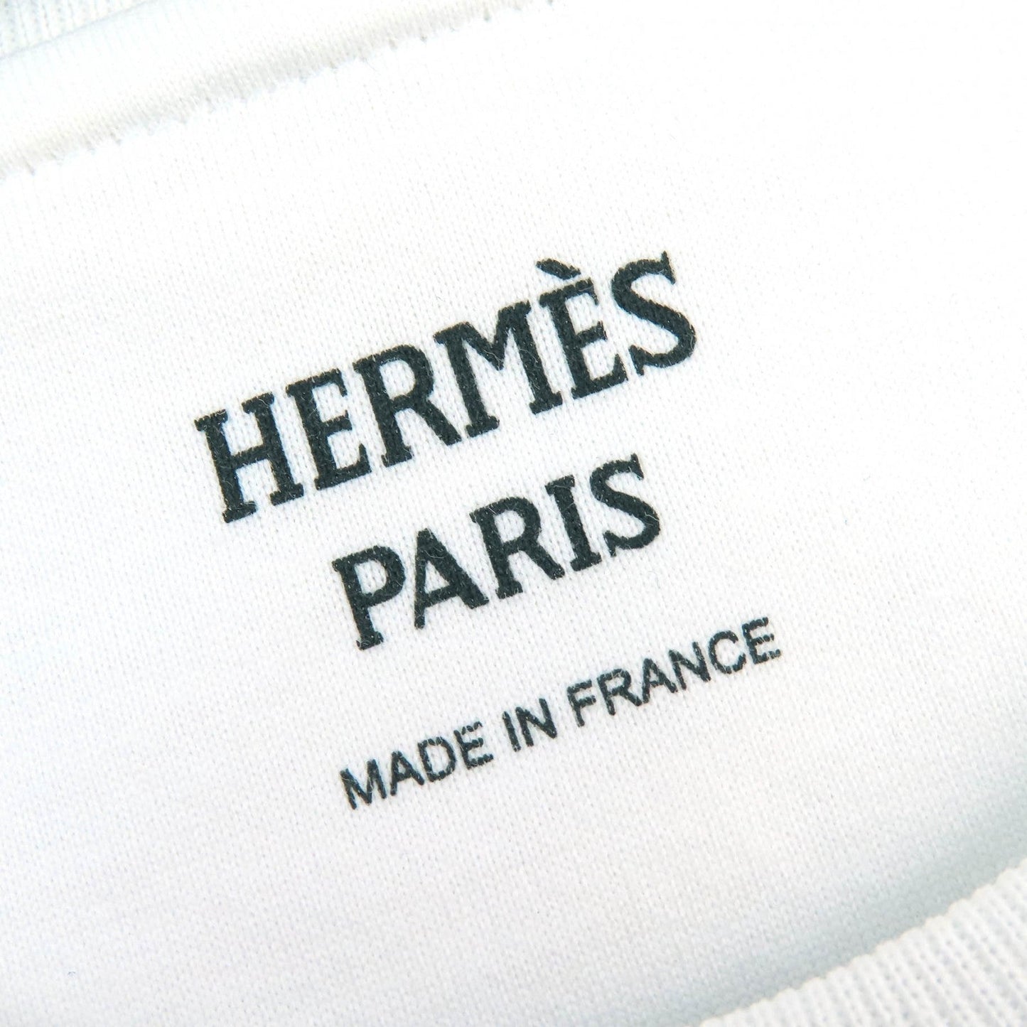 HERMES Short sleeve T-shirt cotton White navy 34