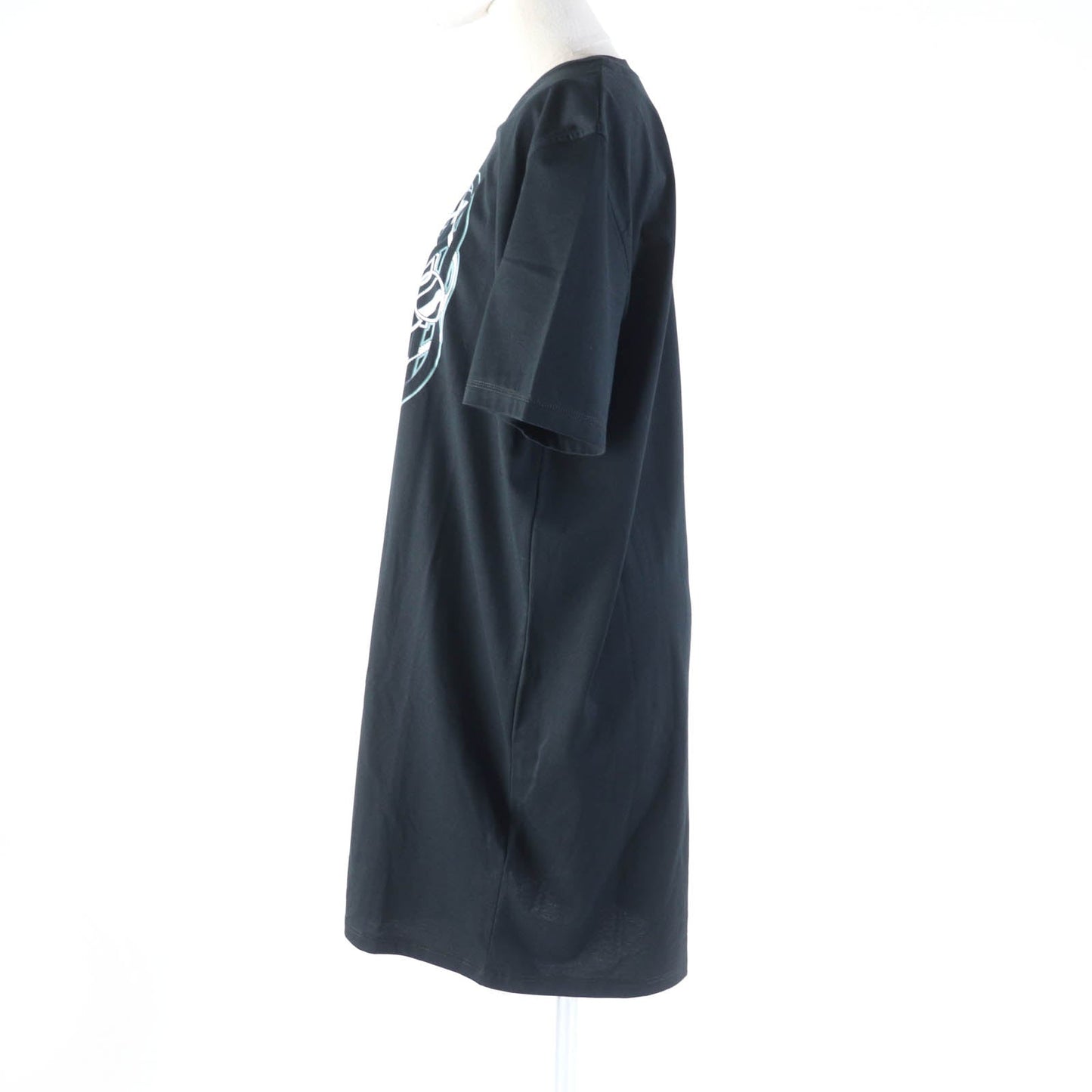 HERMES one piece cotton black cartouche 40