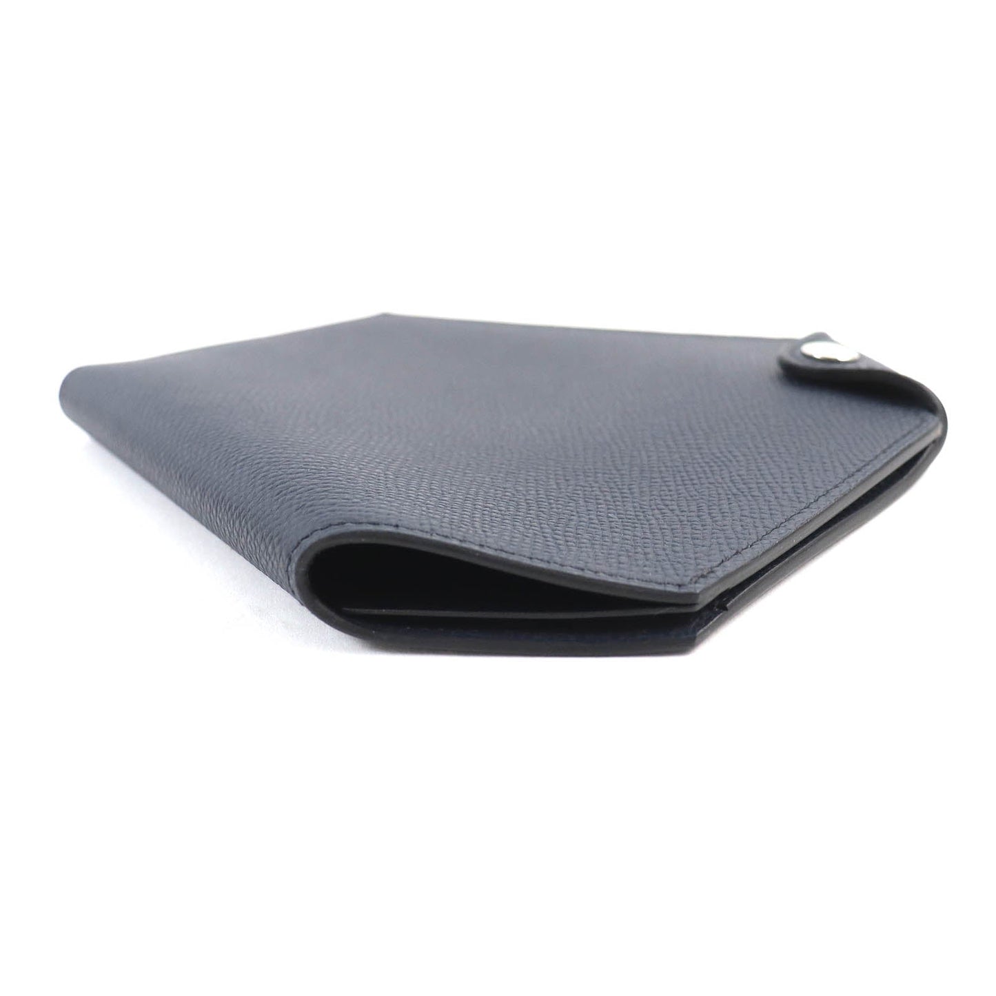 HERMES Pass case Epsom Indigo blue