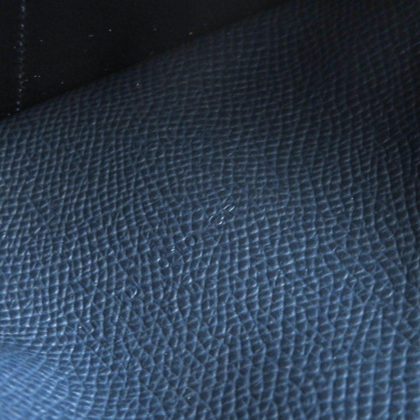 HERMES Pass case Epsom Indigo blue