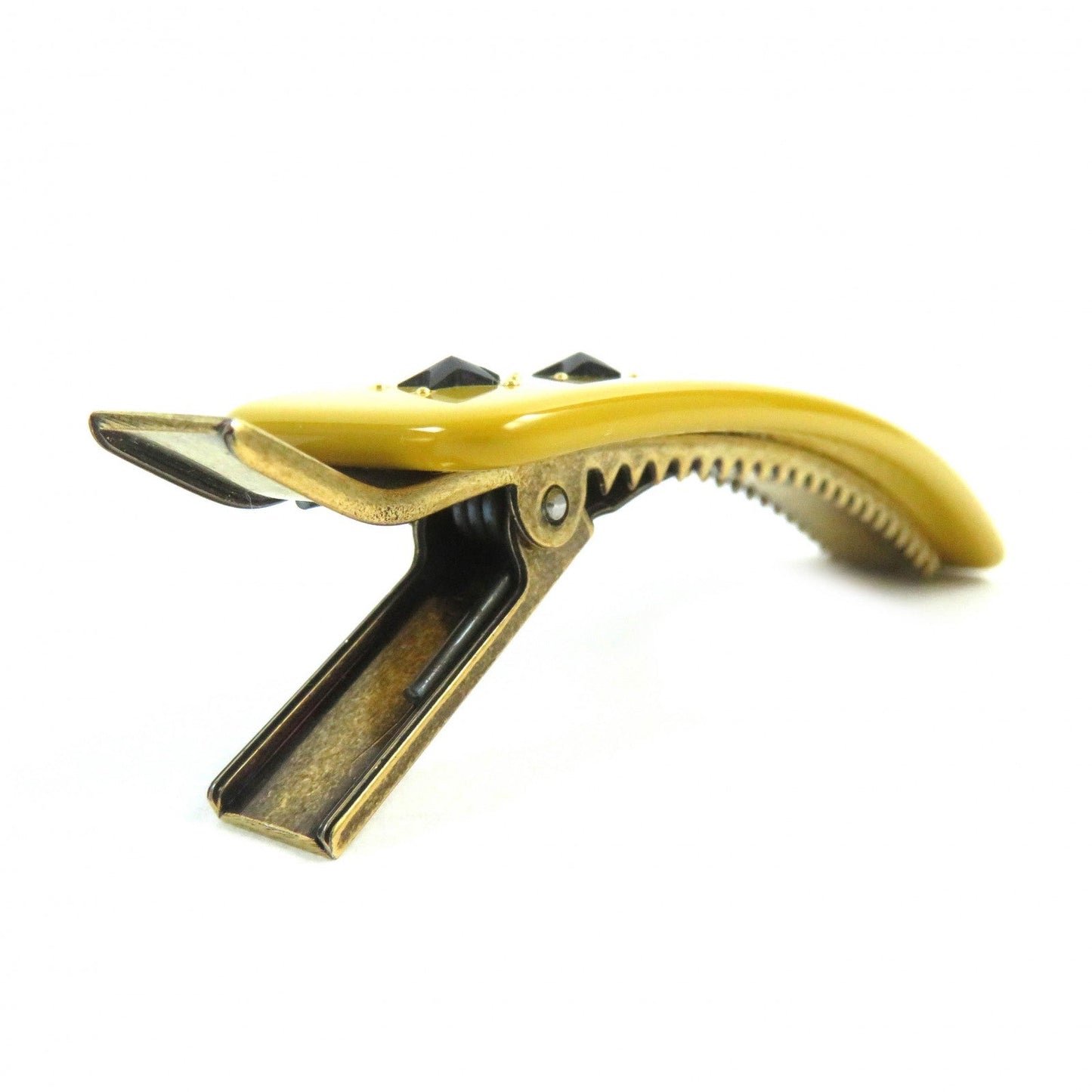 GUCCI hair accessory 702940 plastic Yellow black