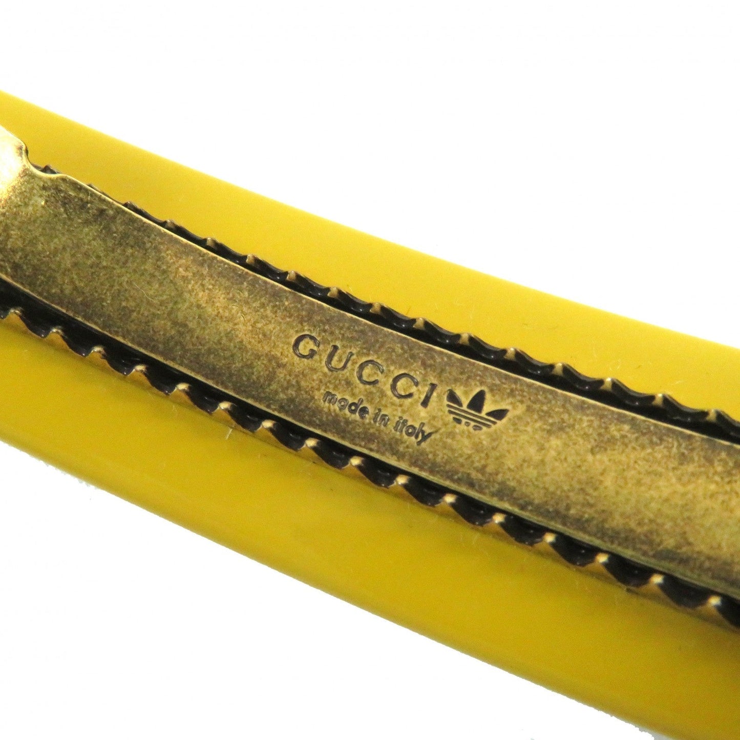 GUCCI hair accessory 702940 plastic Yellow black