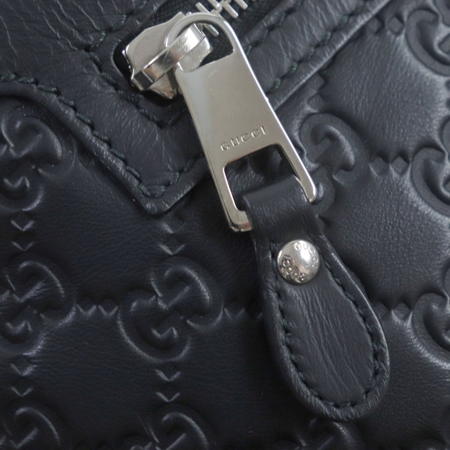 GUCCI Sling bag 246409 Sima leather black Sima leather