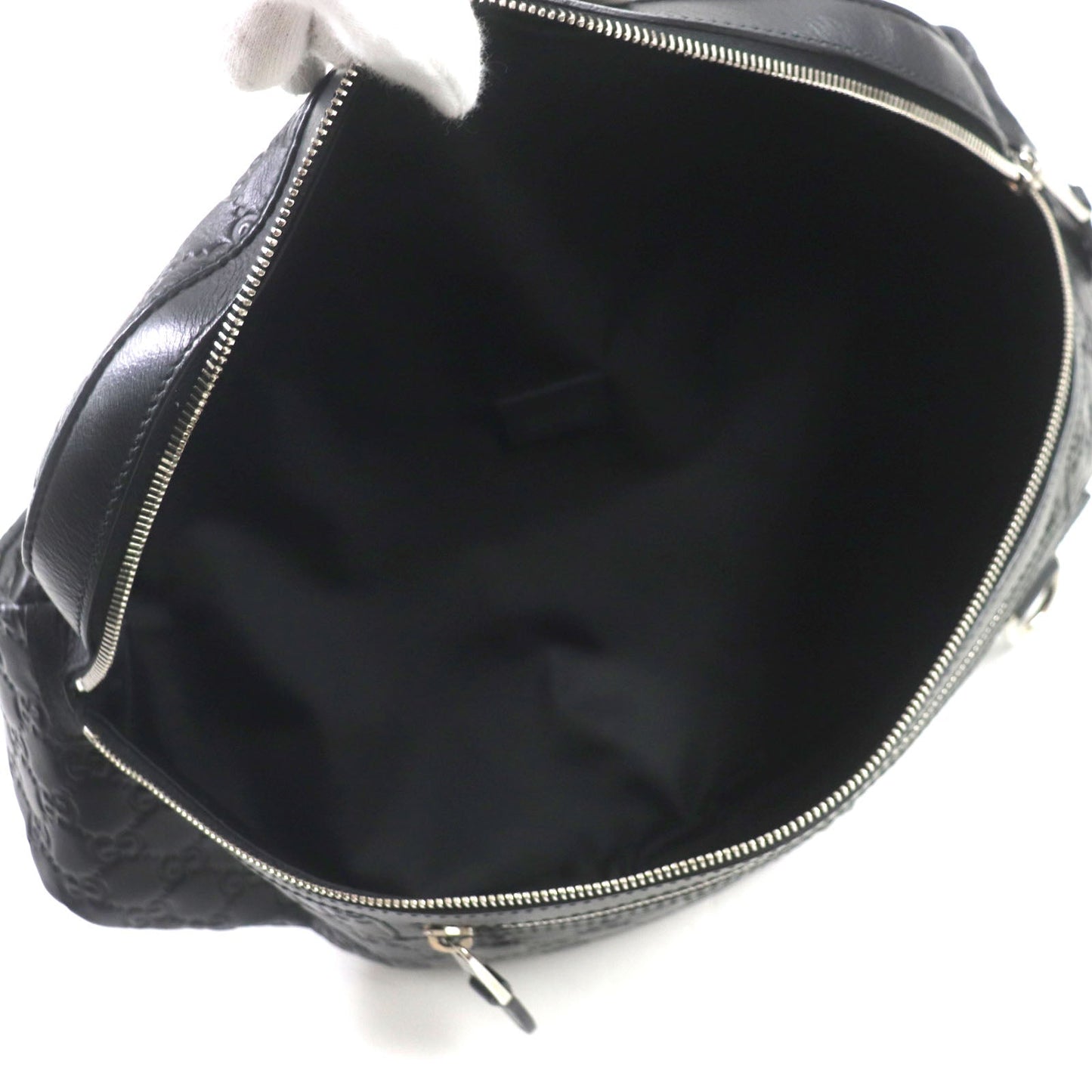 GUCCI Sling bag 246409 Sima leather black Sima leather