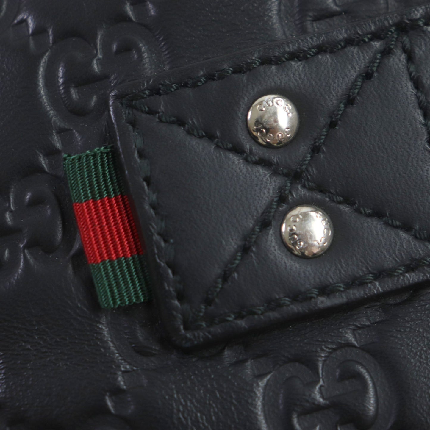 GUCCI Sling bag 246409 Sima leather black Sima leather