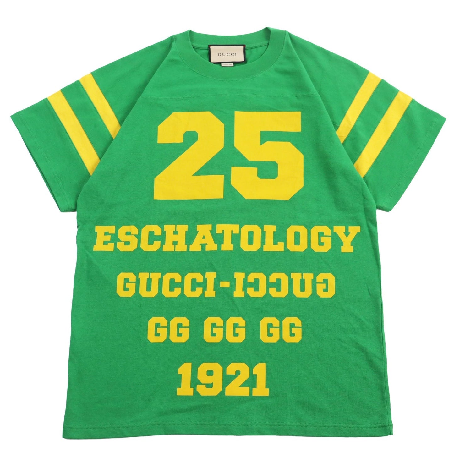 GUCCI Short sleeve T-shirt 660744 cotton green XXS
