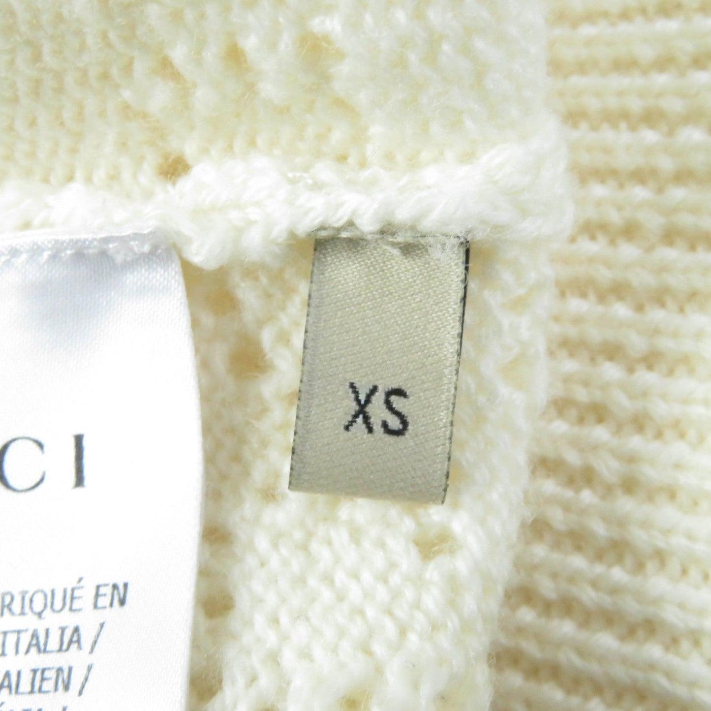 GUCCI cardigan 642117 wool Ivory XS