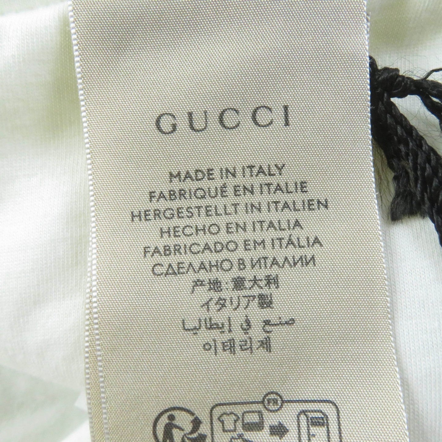 GUCCI shawl 727885 cotton white