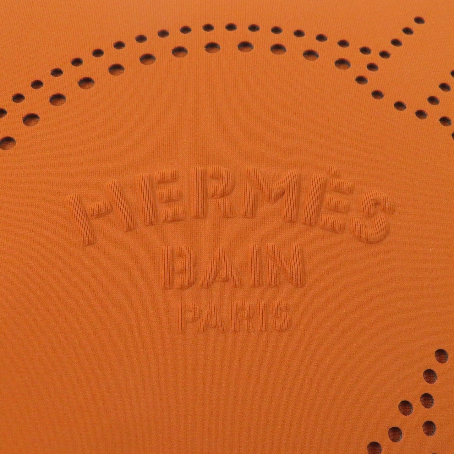 HERMES Pouch polyamide Orange Neoban Kanoe H PM
