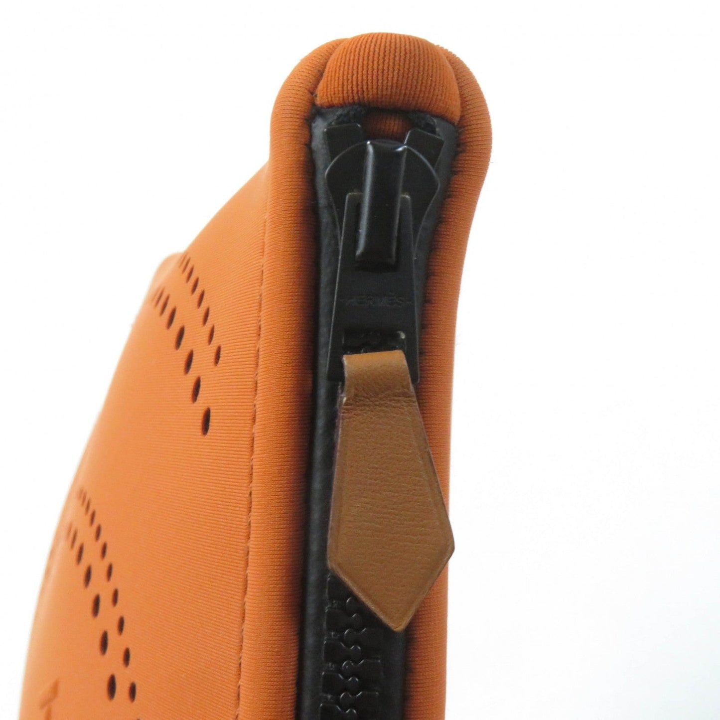 HERMES Pouch polyamide Orange Neoban Kanoe H PM
