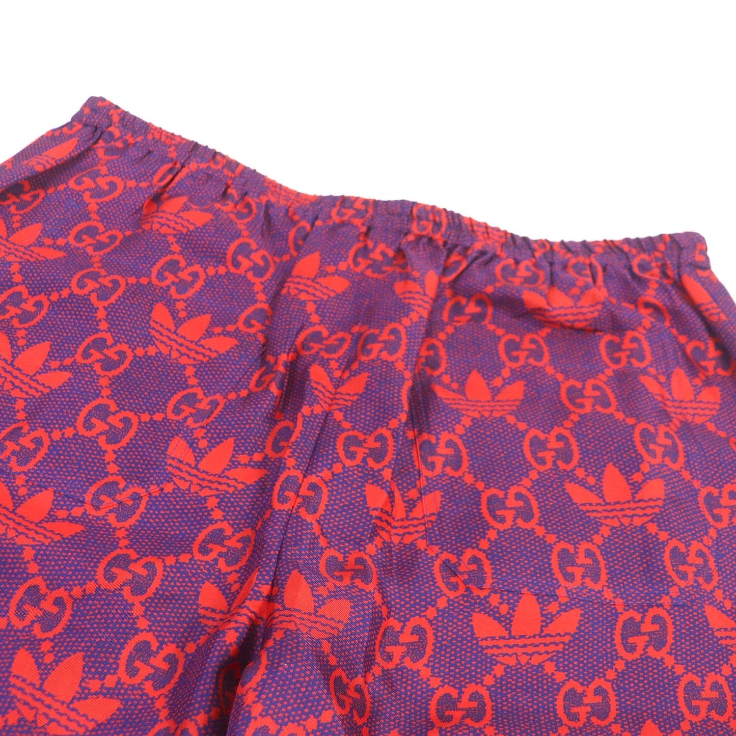 GUCCI Shorts 691440 silk Navy red 50