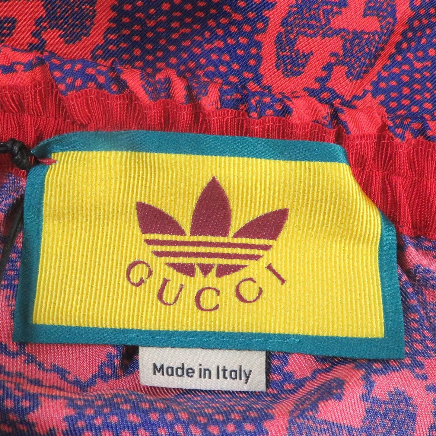 GUCCI Shorts 691440 silk Navy red 50