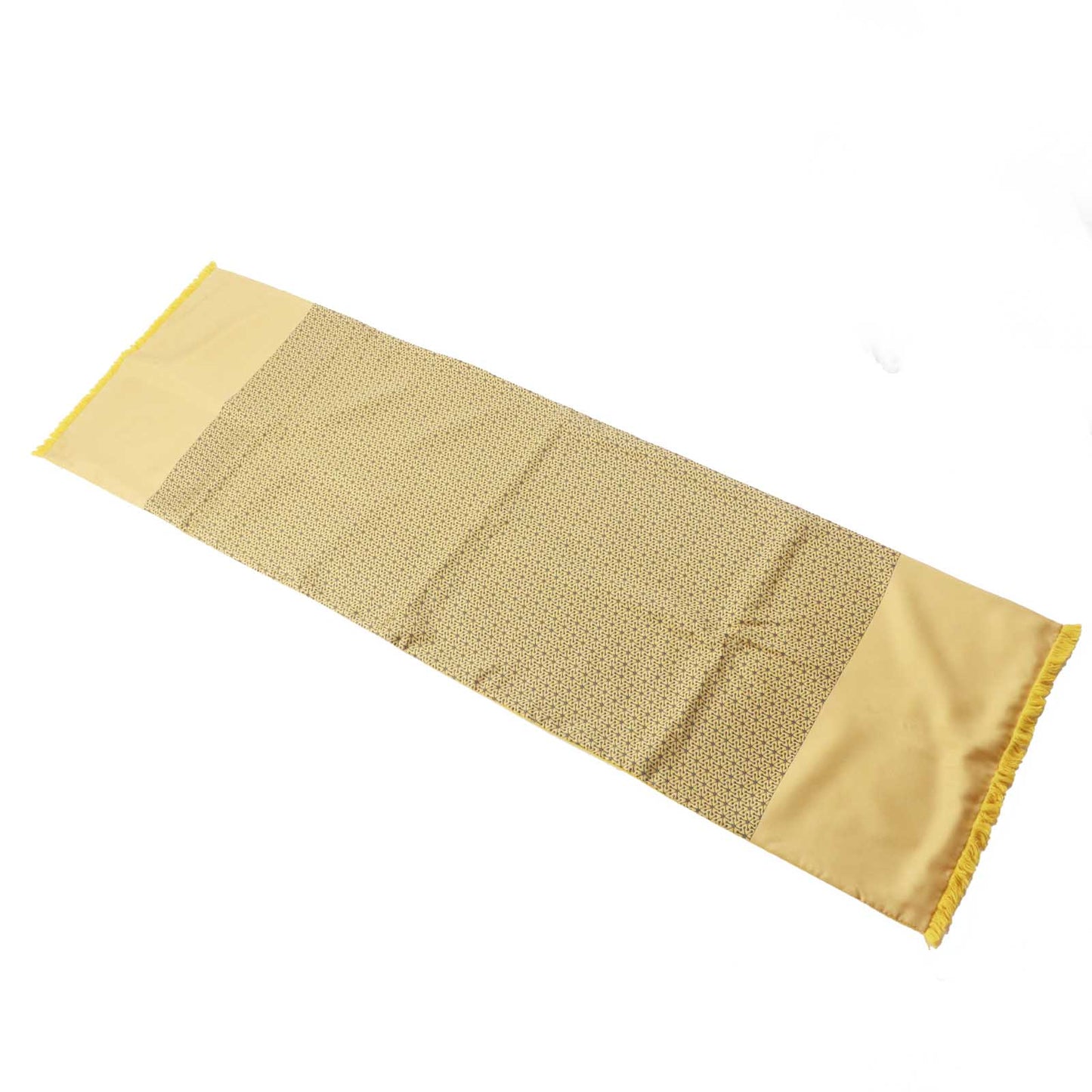 HERMES Scarf Main: 100% silk, Lining: 100% angora Yellow type Women Used