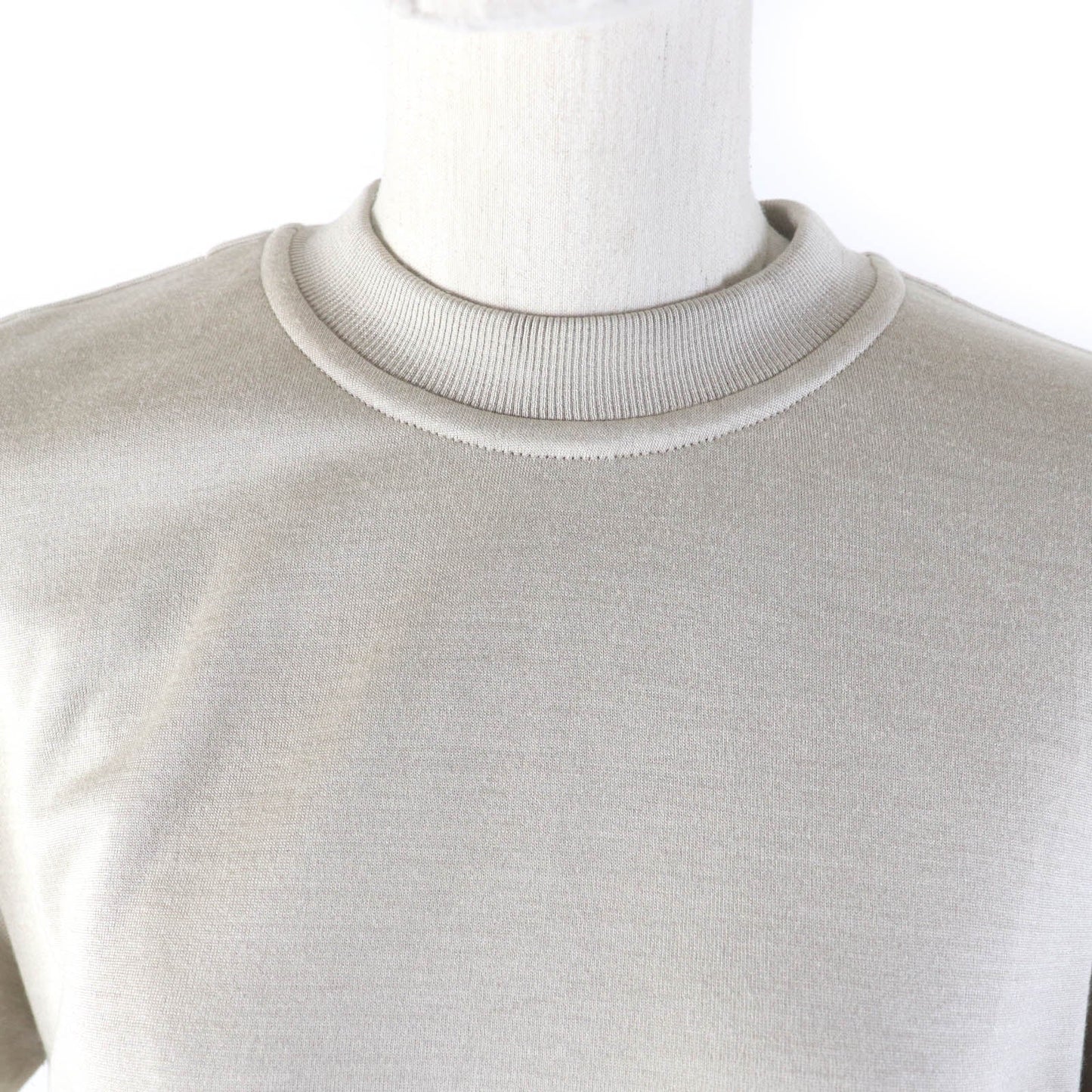 HERMES one piece 4E4528DI cotton beige Drawstring dress 36
