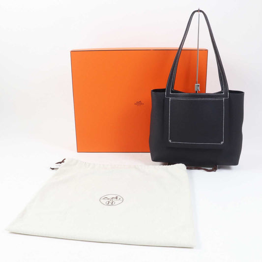 HERMES Tote Bag Taurillon Clemence Cavan Cabasselier 31