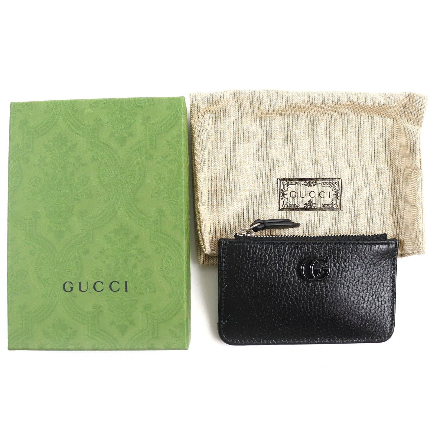 GUCCI Coin case 701070 leather black