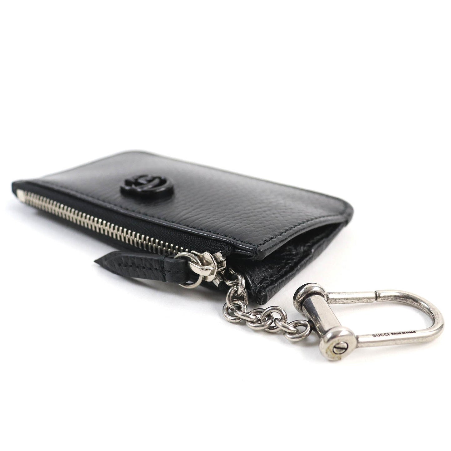 GUCCI Coin case 701070 leather black