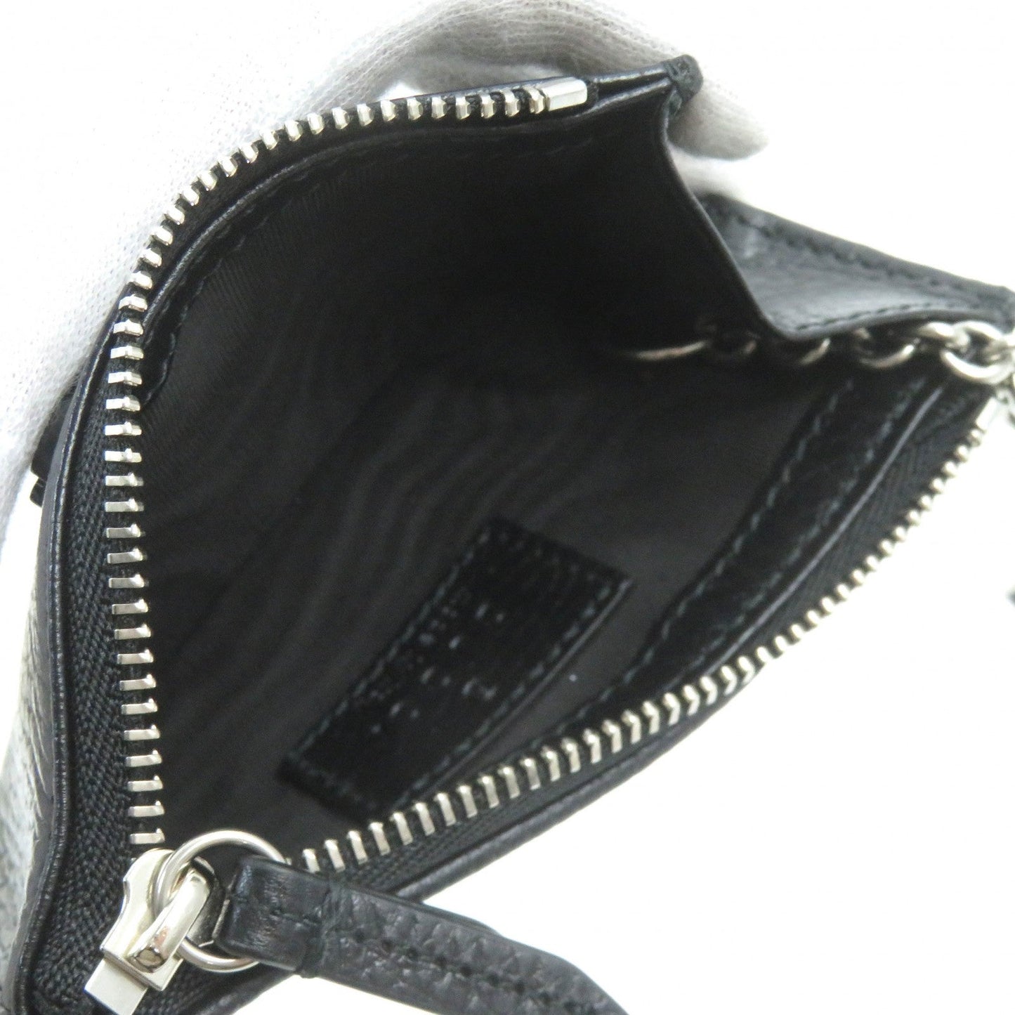 GUCCI Coin case 701070 leather black