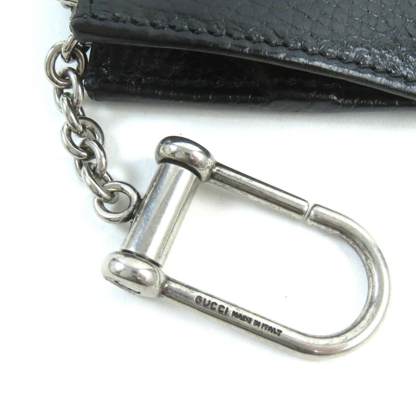 GUCCI Coin case 701070 leather black