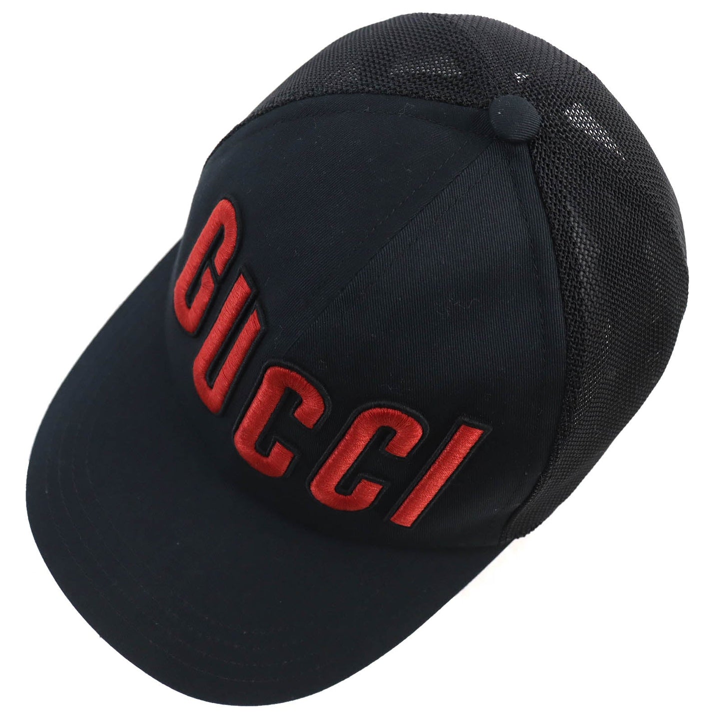 GUCCI cap 701324 cotton Black red