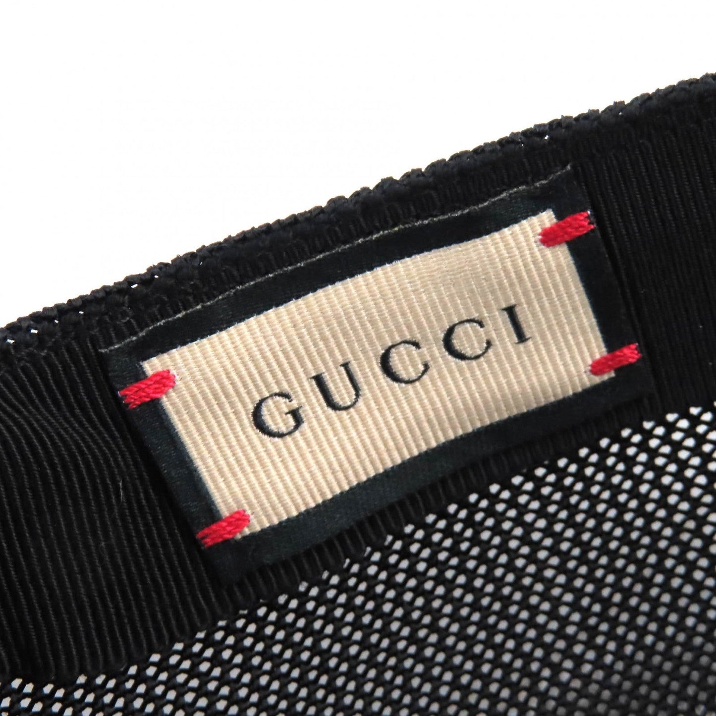 GUCCI cap 701324 cotton Black red