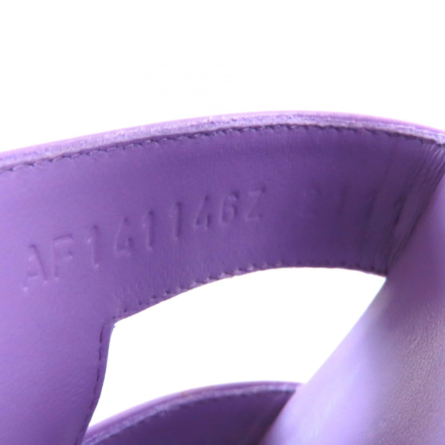 HERMES Sandals 141146Z leather purple Oasis 36