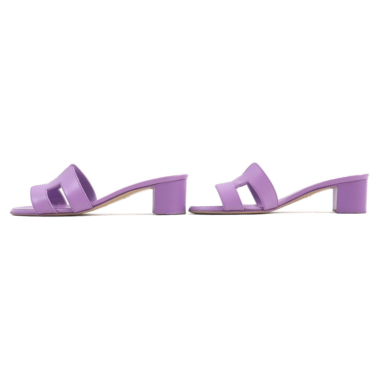 HERMES Sandals 141146Z leather purple Oasis 36