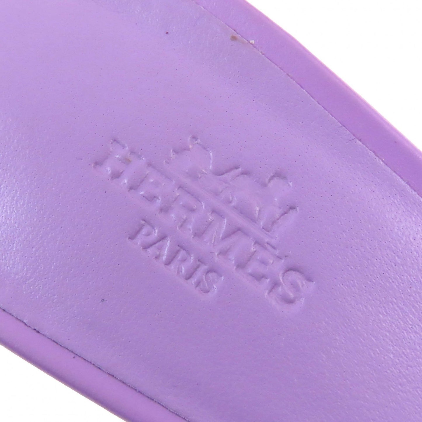 HERMES Sandals 141146Z leather purple Oasis 36