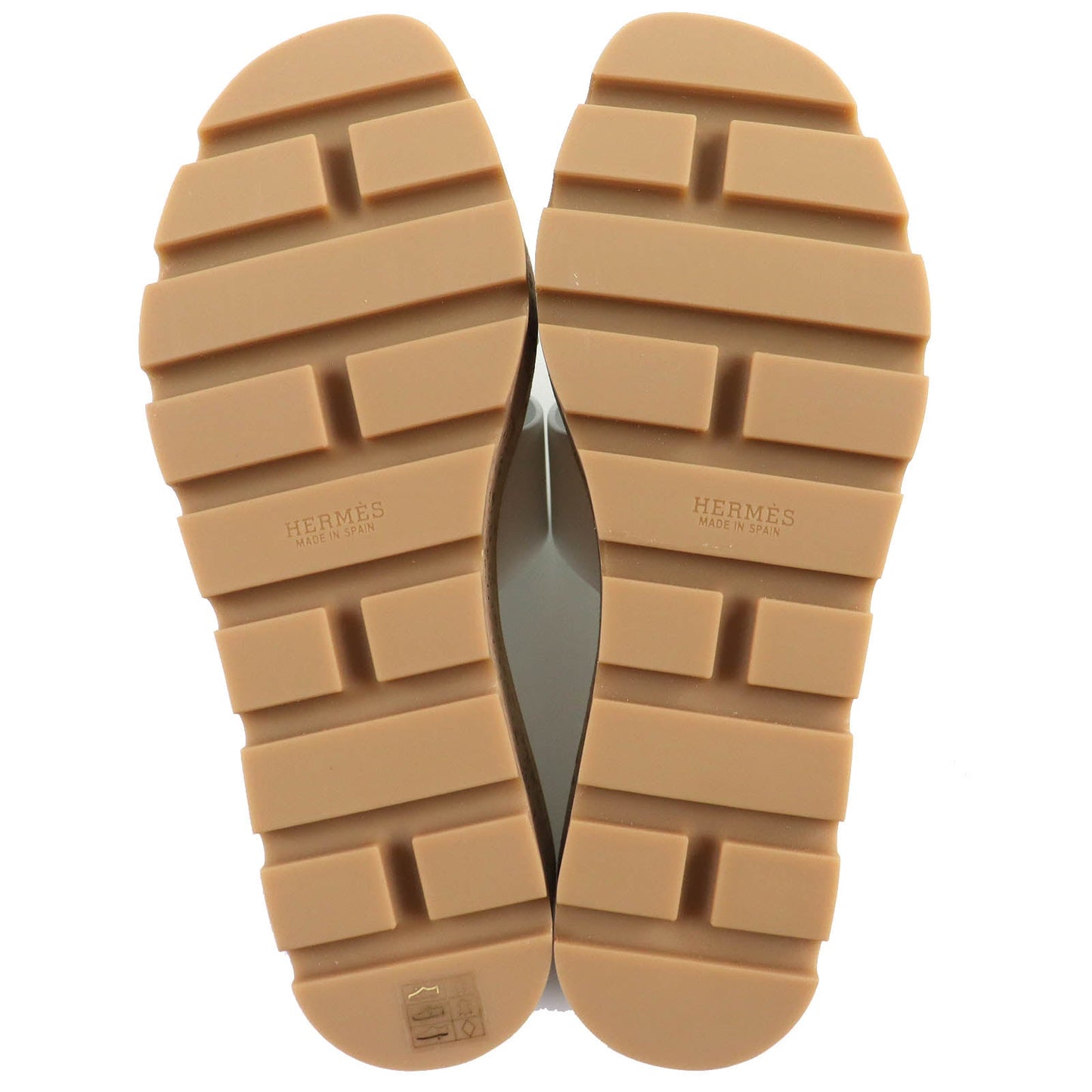 HERMES Sandals 221026Z leather White, Blanc Eze 36