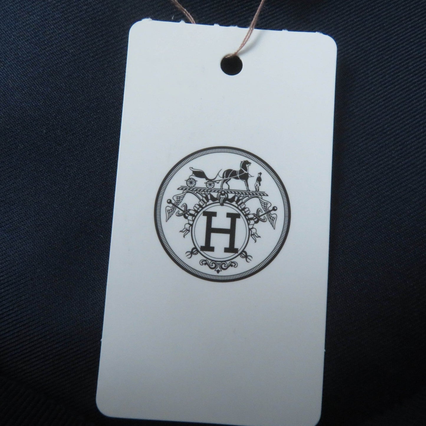 HERMES Casquette cotton white Vauban