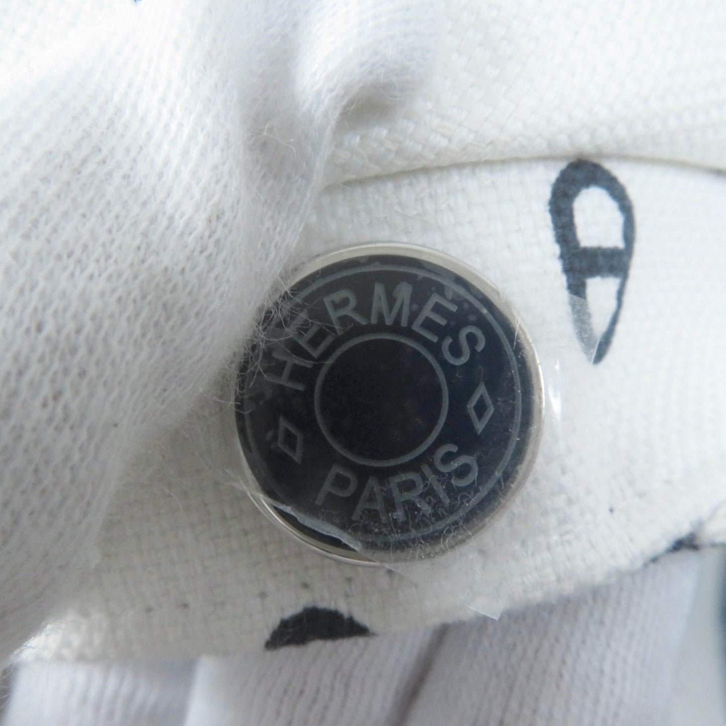 HERMES Casquette cotton white Vauban