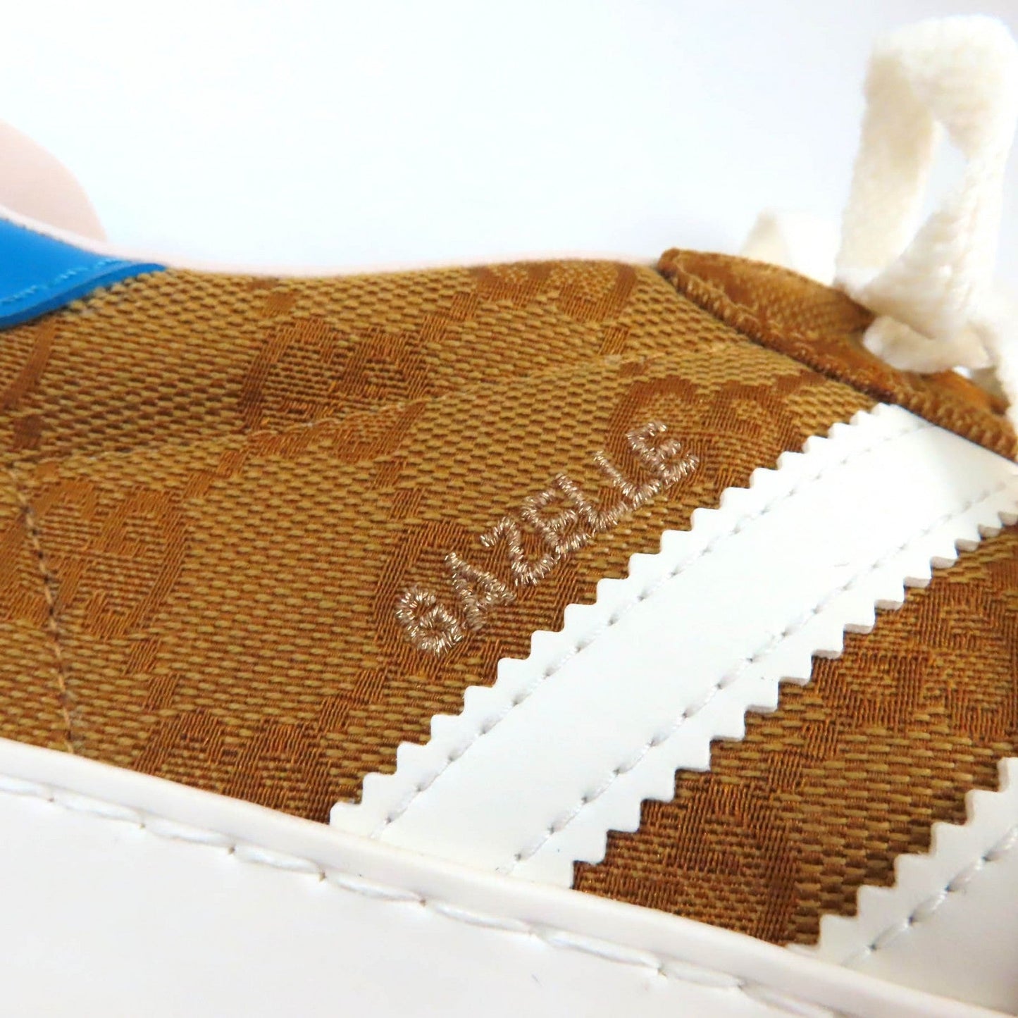 GUCCI sneakers 707873 GG canvas Multi Gazelle 24.5