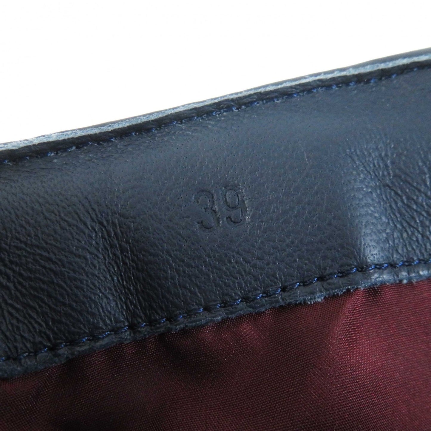 HERMES short boots Leather Parachute Fabric Marin fresh 39