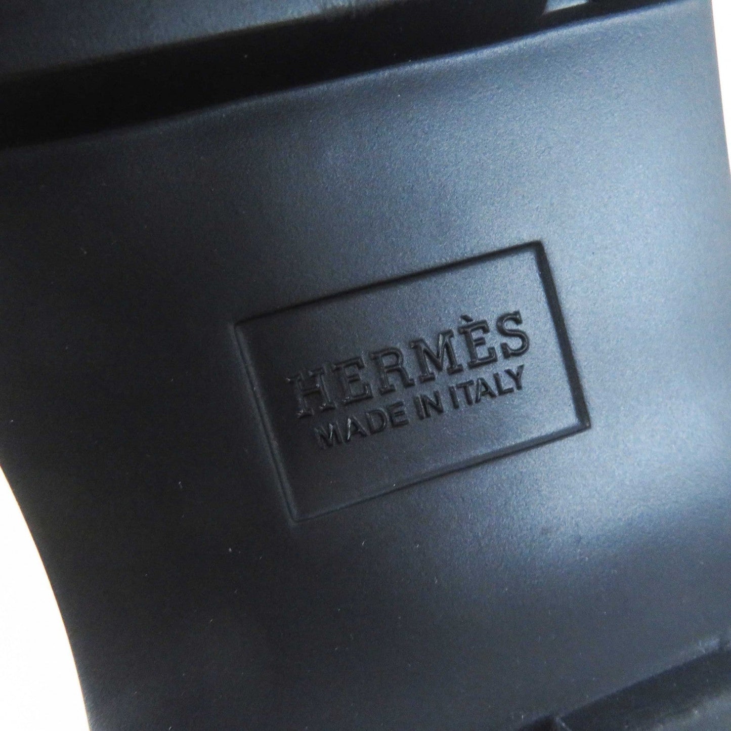 HERMES short boots Leather Parachute Fabric Marin fresh 39