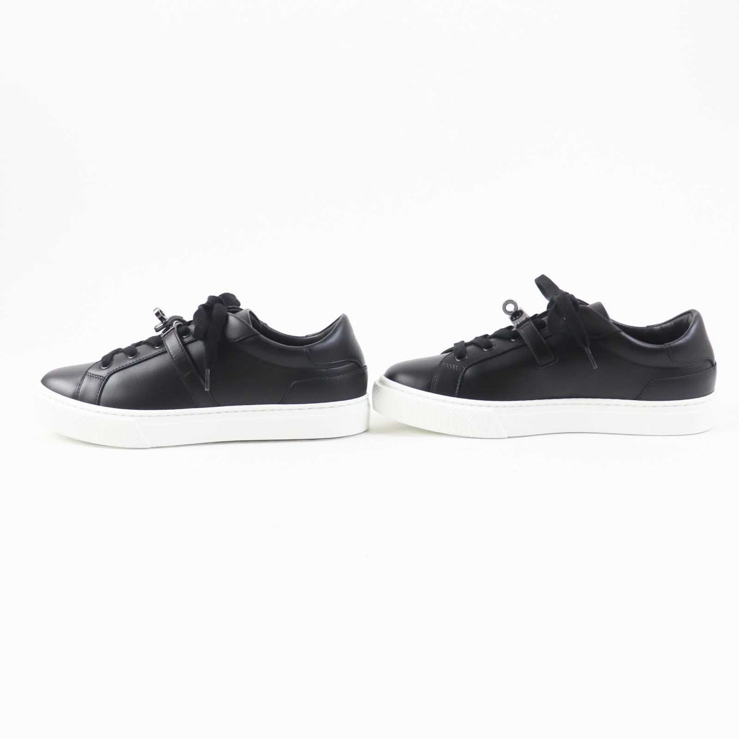 HERMES sneakers Main: Leather black DAY Women 37 Used