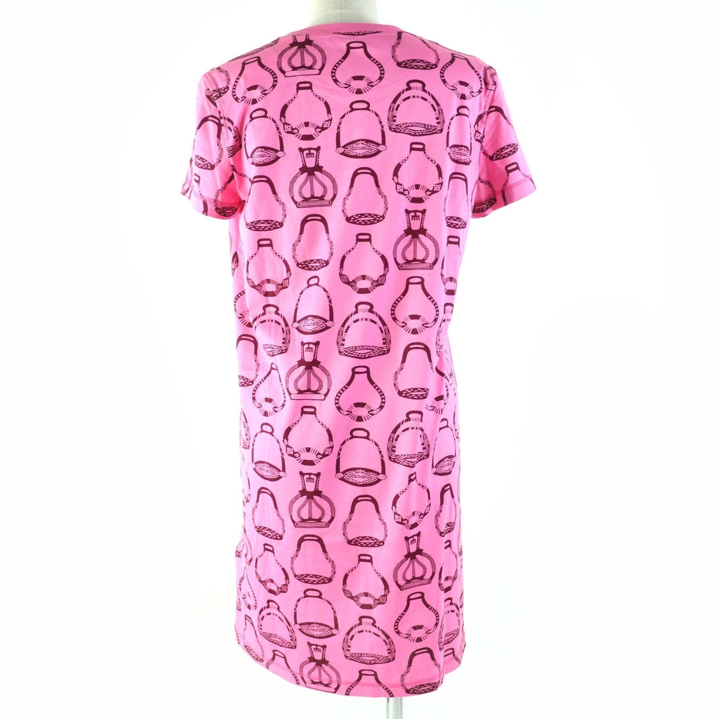 HERMES one piece 3E4510DM cotton pink Stirrup Fantasy 36